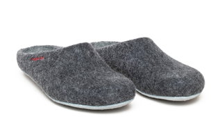 Gottstein Slippers Magicfelt 701 (100% Wool) anthracite grey (Size 36-42)